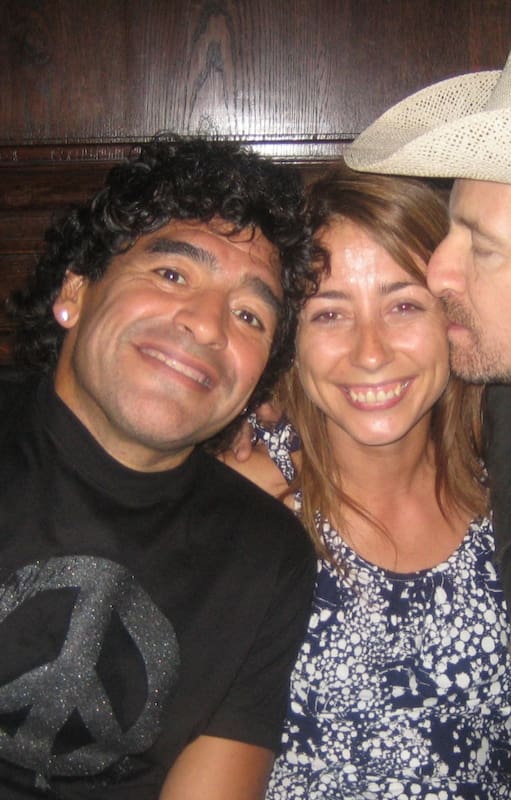 Patricia O'Shea con Maradona y Bono, a quién le mostró la Buenos Aires que no conocía