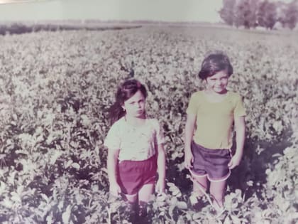 Patricia Ramos en su infancia