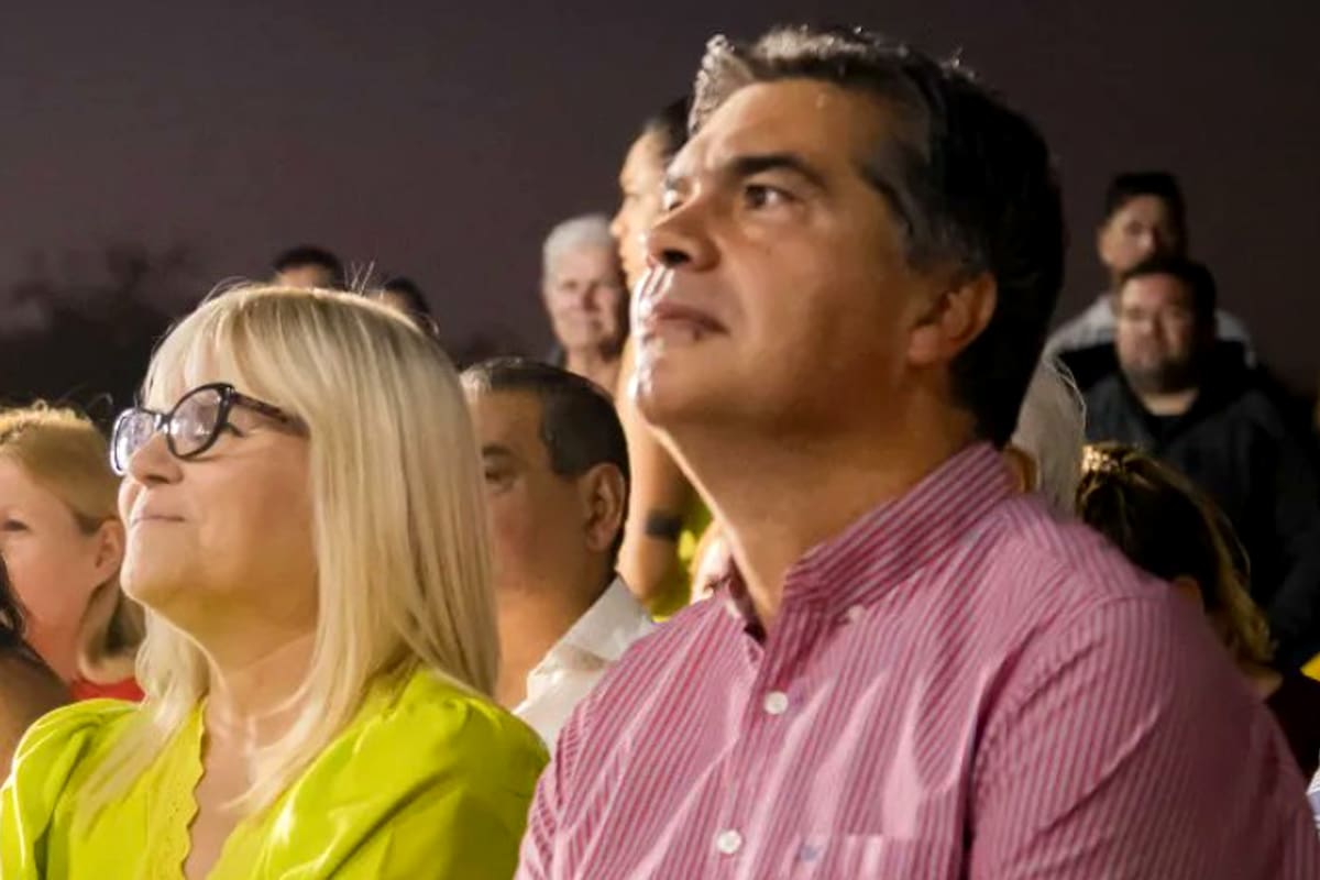 Patricia Rodas, junto al exgobernador Jorge Capitanich