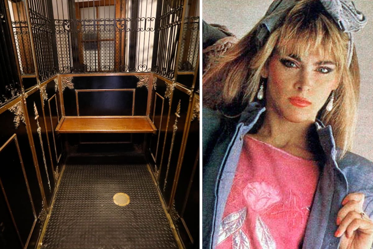 Patricia Sarán protagonizó la publicidad inspirada en su experiencia personal cuando siendo estudiante universitaria se cambió más de una vez en un ascensor