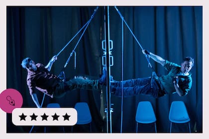 Patricio Aramburu y Diego Velázquez en Una sombra voraz