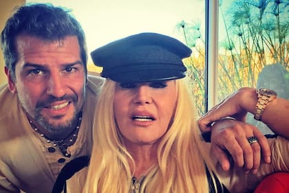 Patricio junto a su hermana, Susana Giménez