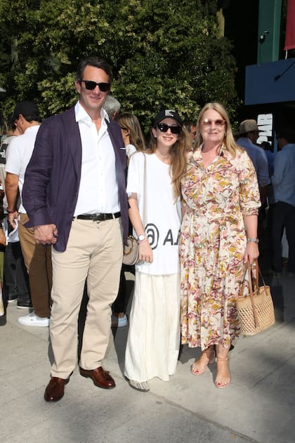 Patricio Neuss, Milagros Blaquier y María Taquini de Blaquier.