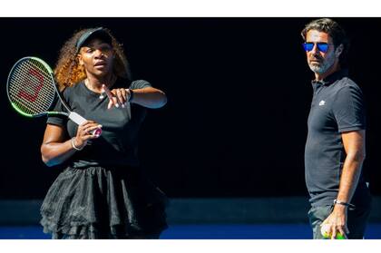 Patrick Mouratoglou se hizo muy popular como coach de Serena Williams.