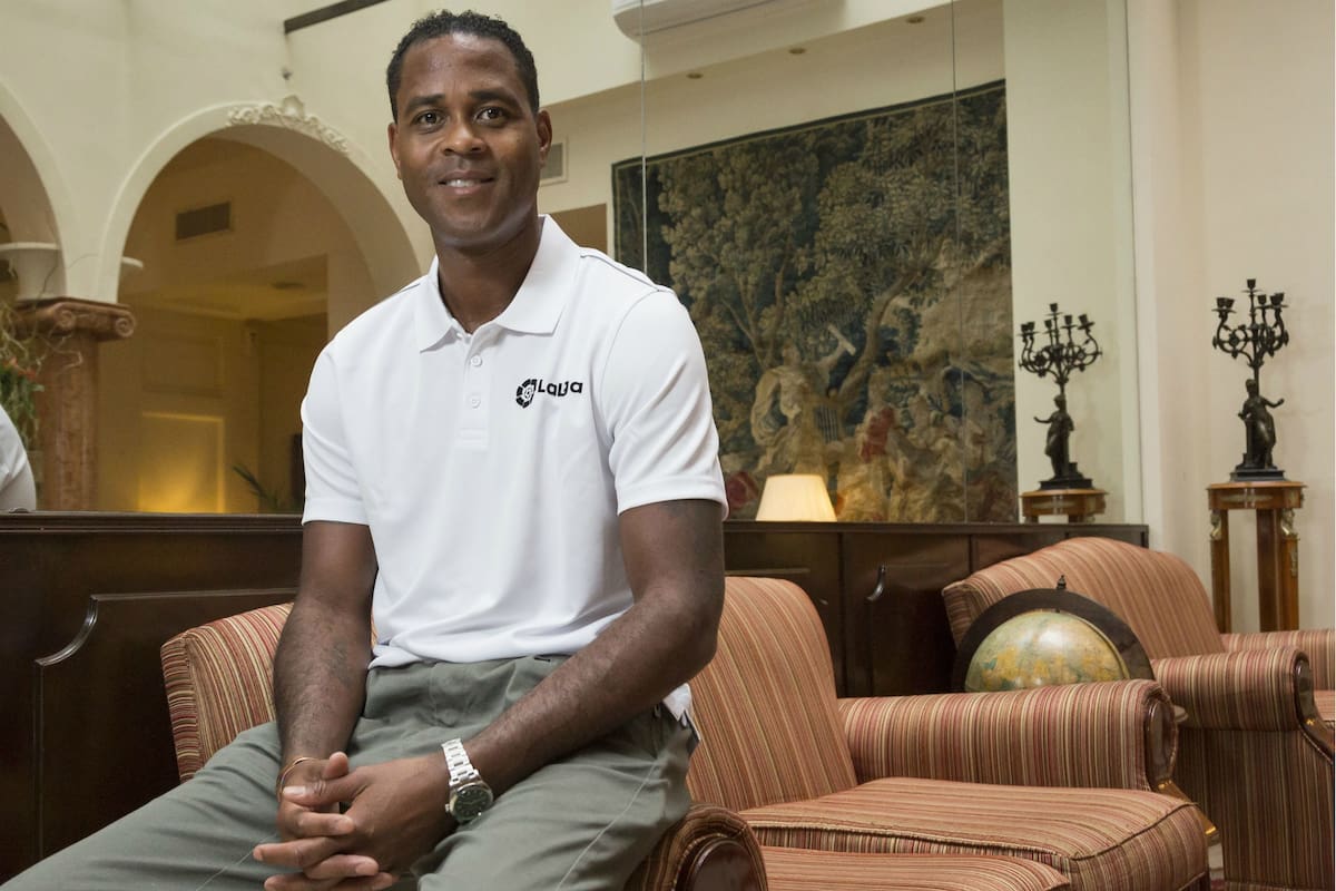 Patrick Kluivert, en su paso por Buenos Aires