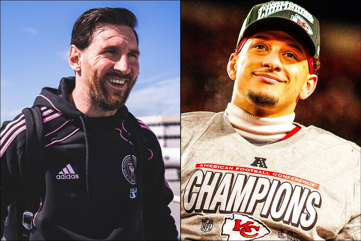 Patrick Mahomes destacó la grandeza de Lionel Messi, a quien considera un referente deportivo que desea alcanzar