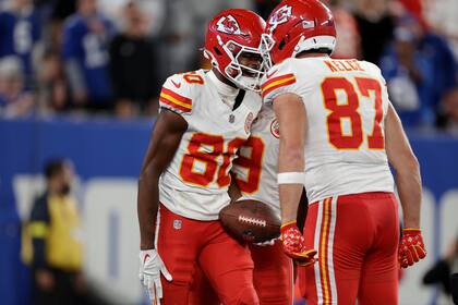 Patrick Mahomes y los Chiefs vencen 22-9 a los Giants para su primera victoria de la temporada