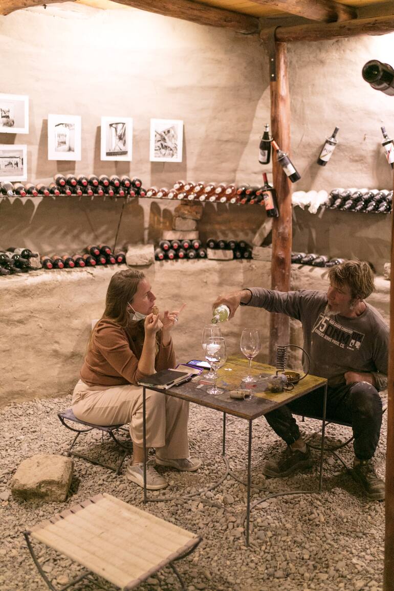 Patrick Monaco en su cava
