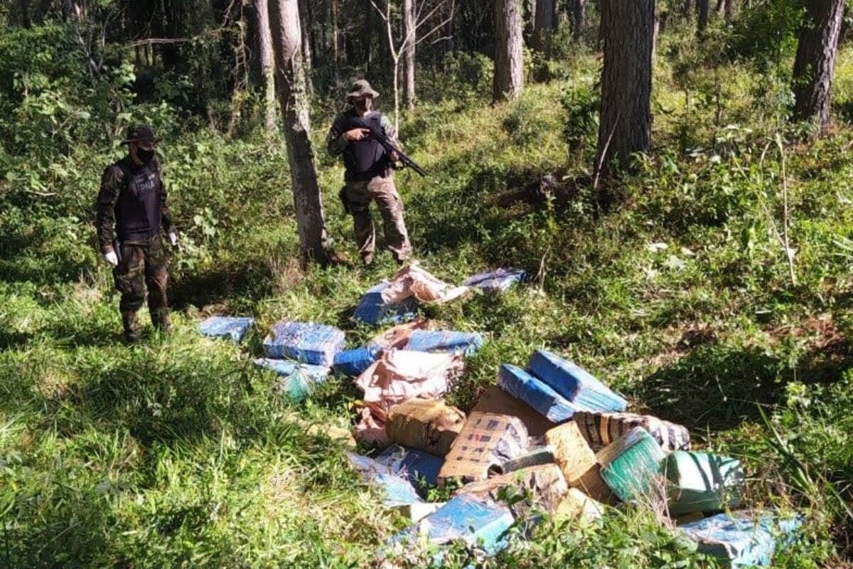 Patrullas de la Prefectura decomisaron más de 1200 kilos de marihuana