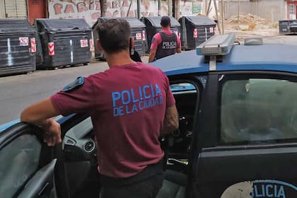 Patrulleros de la policía de la ciudad de Buenos AIres