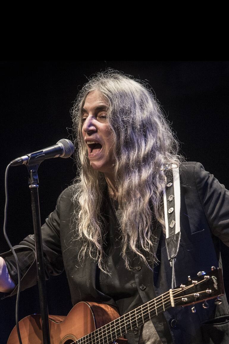 Patti Smith en el Centro Cultural Kirchner