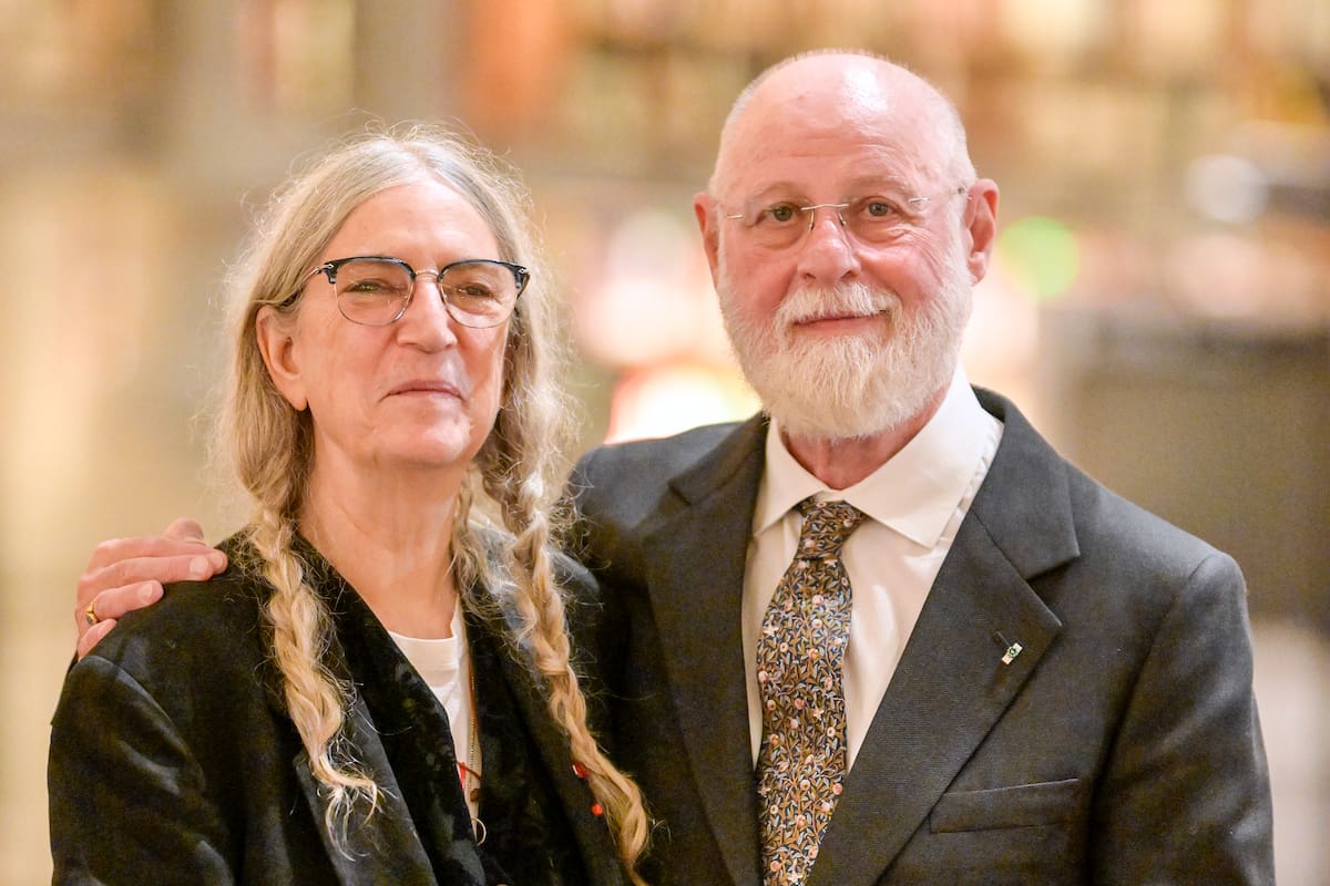 Patti Smith y Alberto Manguel