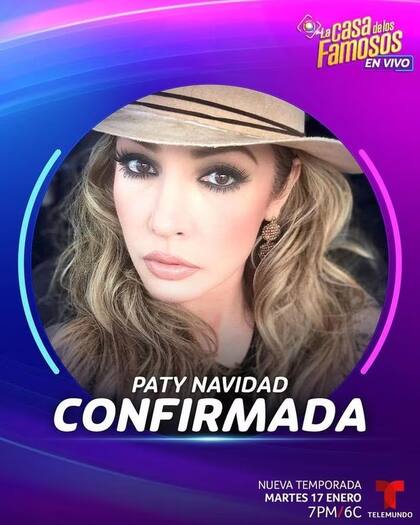 Paty Navidad es una de las finalistas de La casa de los famosos
