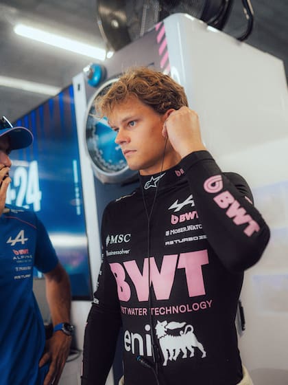 Paul Aron, piloto suplente de Alpine