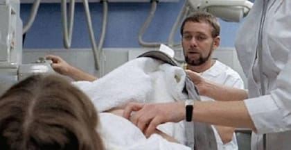 Paul Bateson, durante la escalofriante escena de El Exorcista.