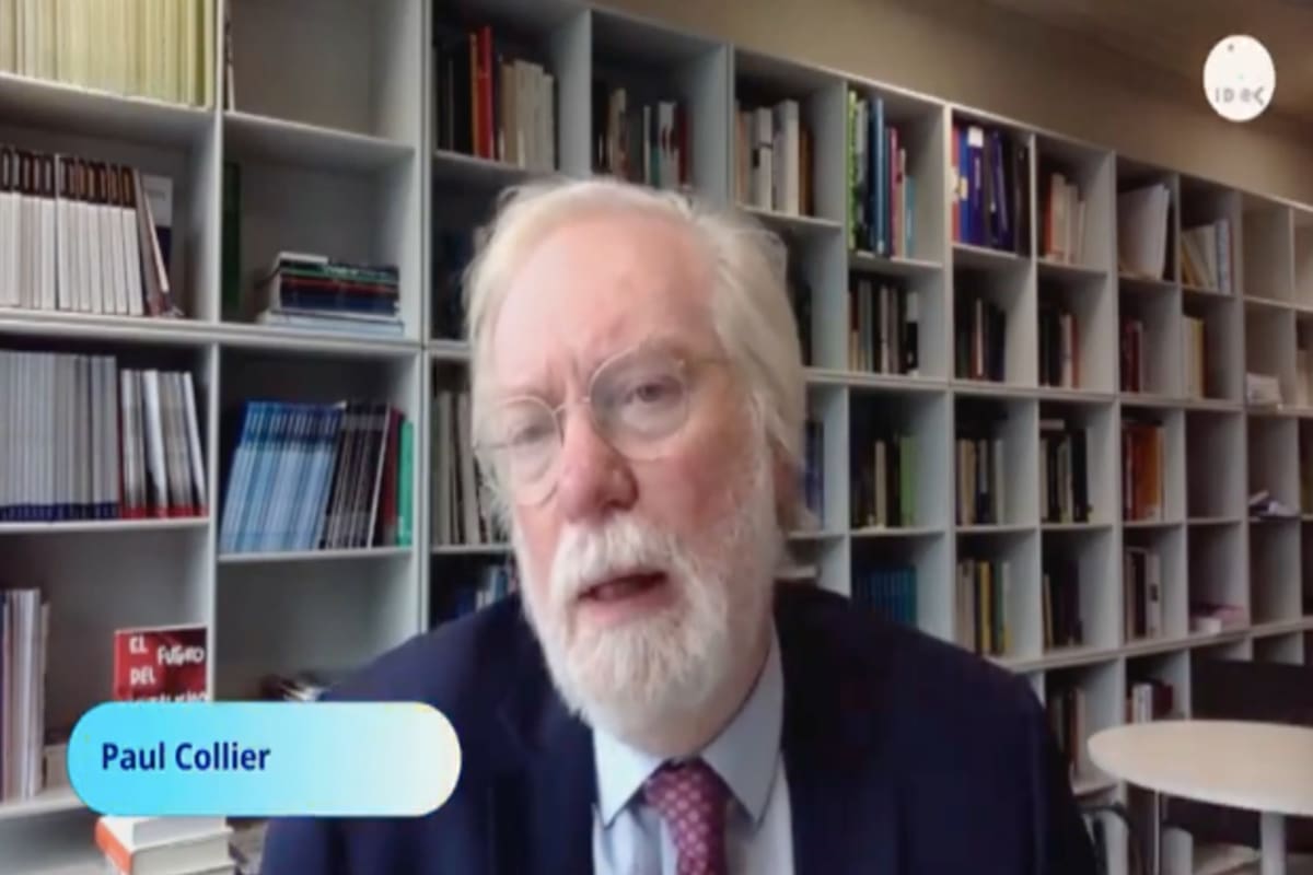 Paul Collier estuvo presente en el Coloquio IDEA 2020 y explicó cómo la Argentina puede llegar a ser un país próspero después de esta crisis económica