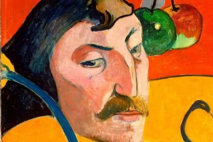 Paul Gauguin, Autorretrato (detalle). National Gallery of Art, Washington.