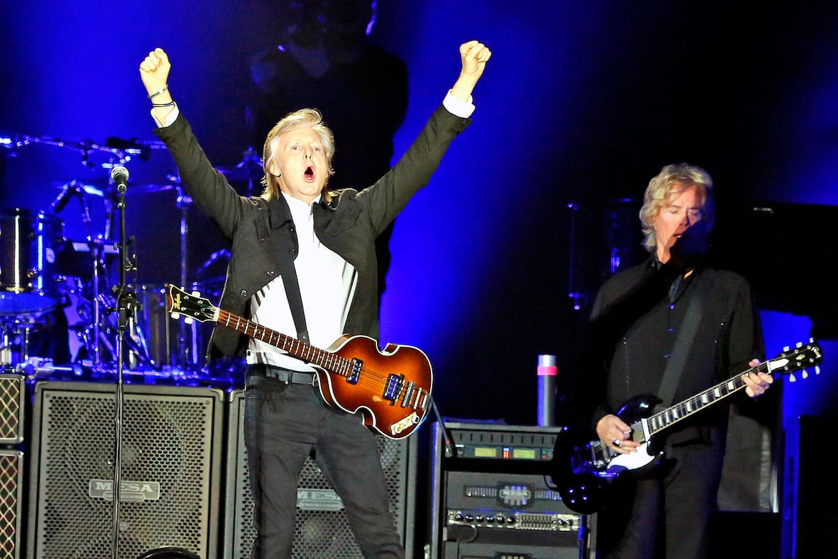 Paul McCartney en el Campo Argentino de Polo