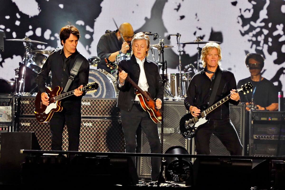 Paul McCartney en el Campo Argentino de Polo