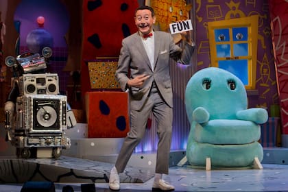 Paul Reubends en una presentación de Pee-wee Herman Show en Nueva York, en 2010