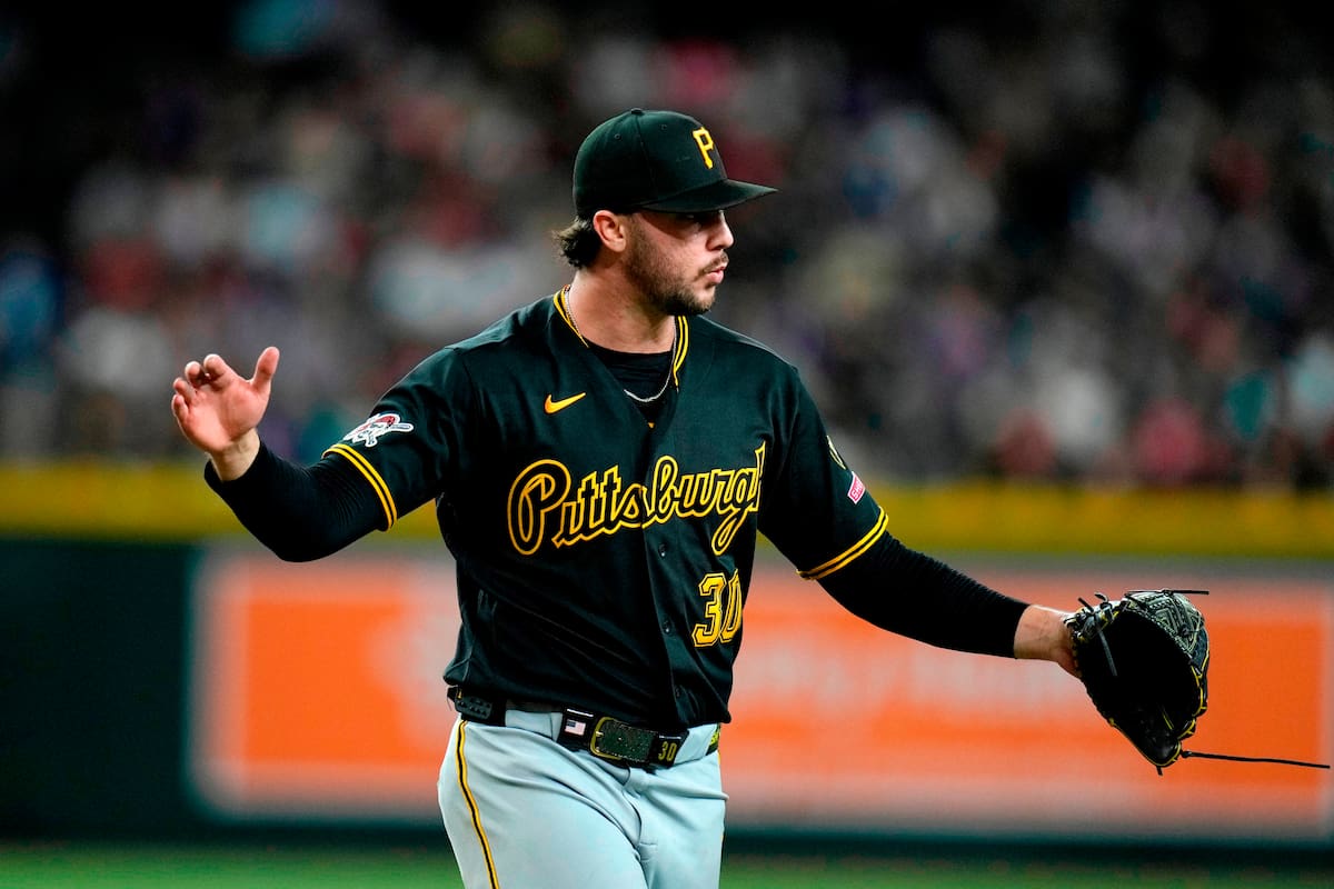 Paul Skenes tolera dos hits en ocho innings y guía a los Piratas a vencer 1-0 a los D-backs