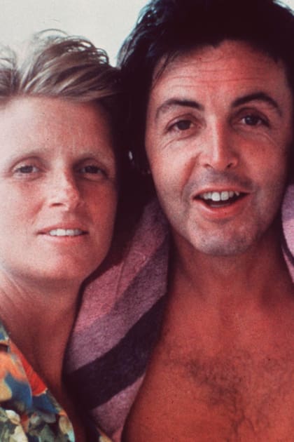 Paul y Linda McCartney. Se conocieron trabajando, como "fotógrafa y entrevistado", y dos años después de se casaron (Photo By Getty Images)