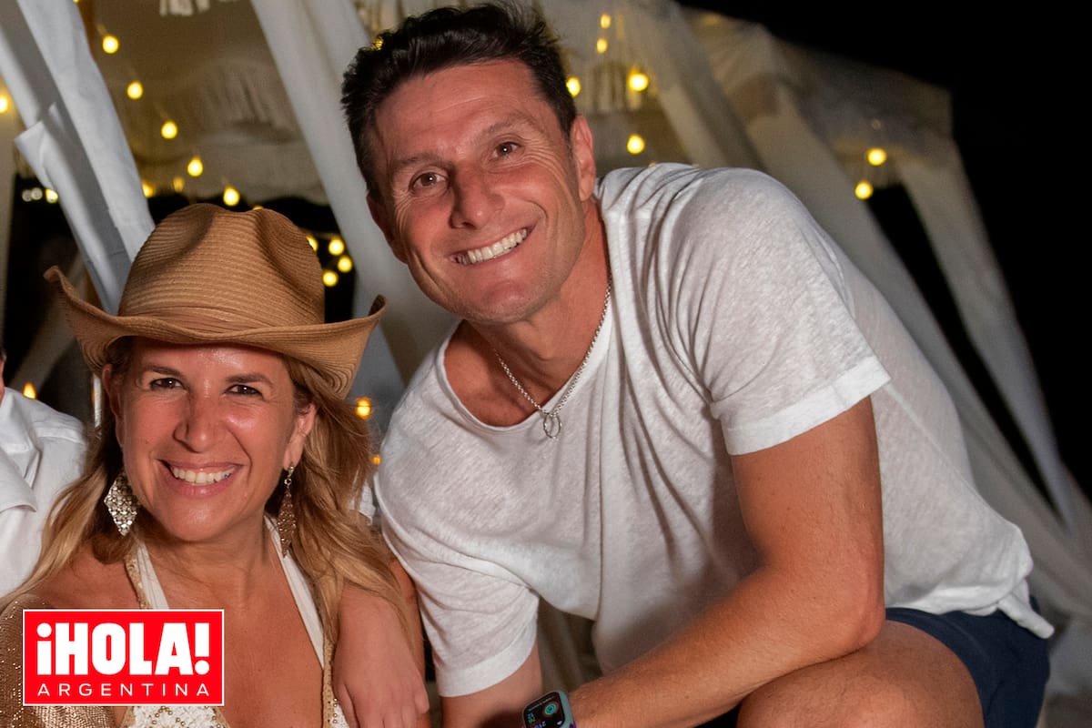 Paula celebró sus 46 años en Miami, horas antes de la final de la Copa América. A su lado, incondicional, su marido, el exfutbolista Javier Zanetti.