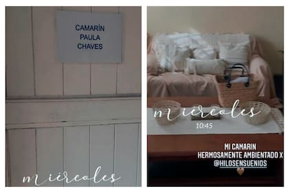 Paula Chaves compartió la intimidad de su camarín de Bake Off Argentina