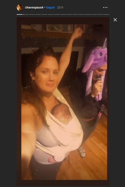Paula Chaves, Filipa y Pedro Alfonso, pasando un momento en familia