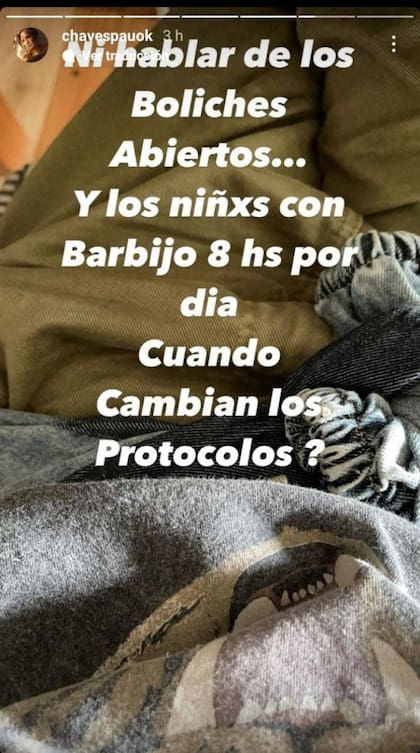Paula Chaves fue contra la apertura de los boliches