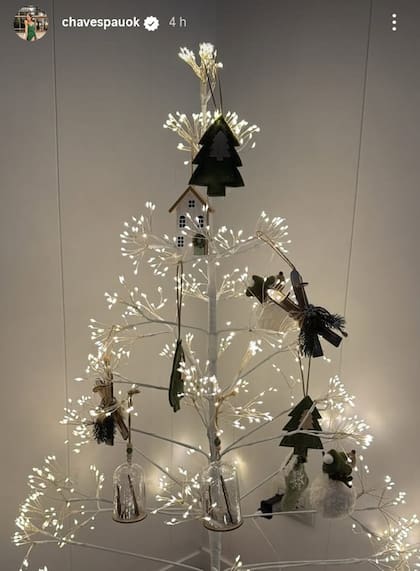 Paula Chaves fue criticada por su austero árbol de Navidad