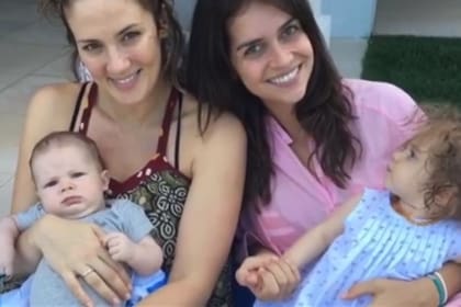 La amistad de Paula Chaves y Zaira Nara pasó a sus hijos