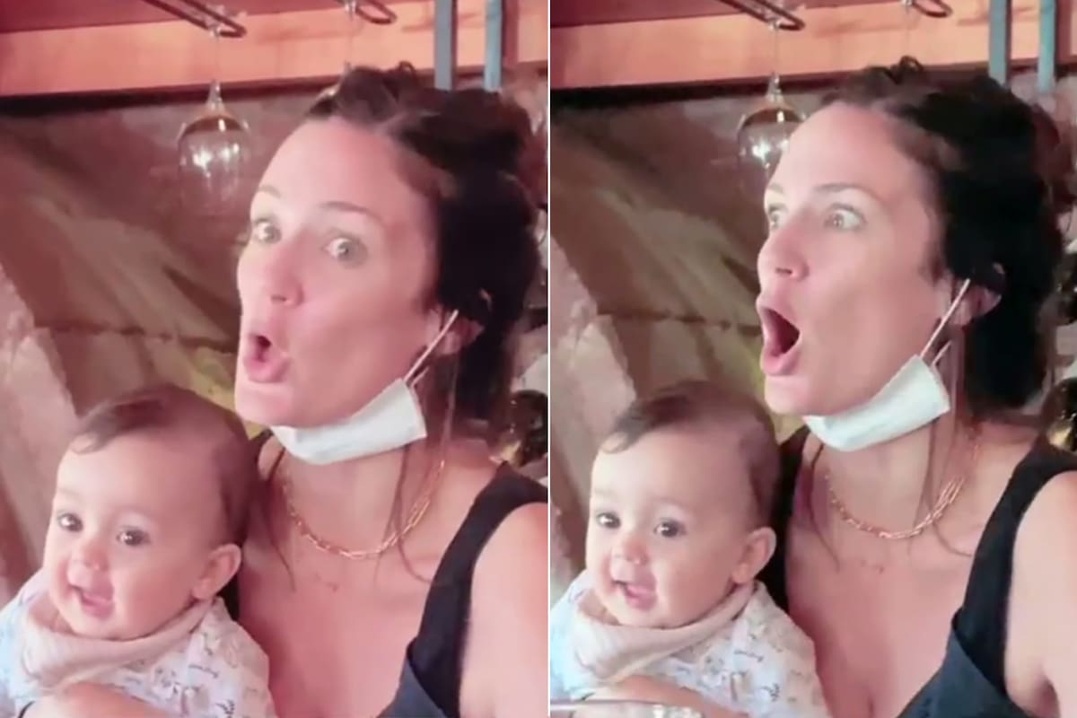 Paula Chaves tuvo una sincera reacción ante la pregunta de una mujer en un restaurante