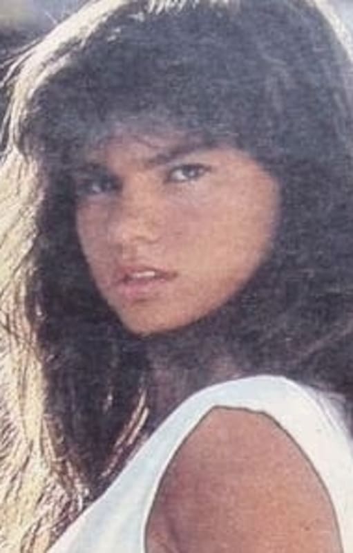Paula Diagosti en 1988, en una producción de moda