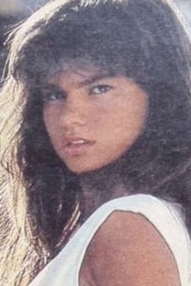 Paula Diagosti en 1988, en una producción de moda