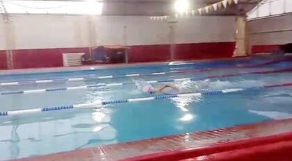 Paula está emocionada por viajar a Ushuaia a competir en natación y atletismo