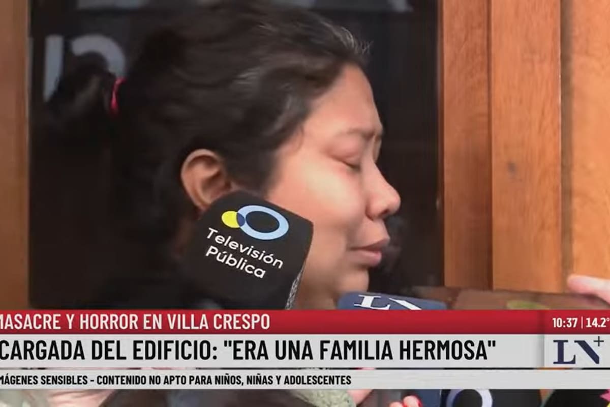 Paula, la encargada del edificio en Villa Crespo donde ocurrió la masacre familiar