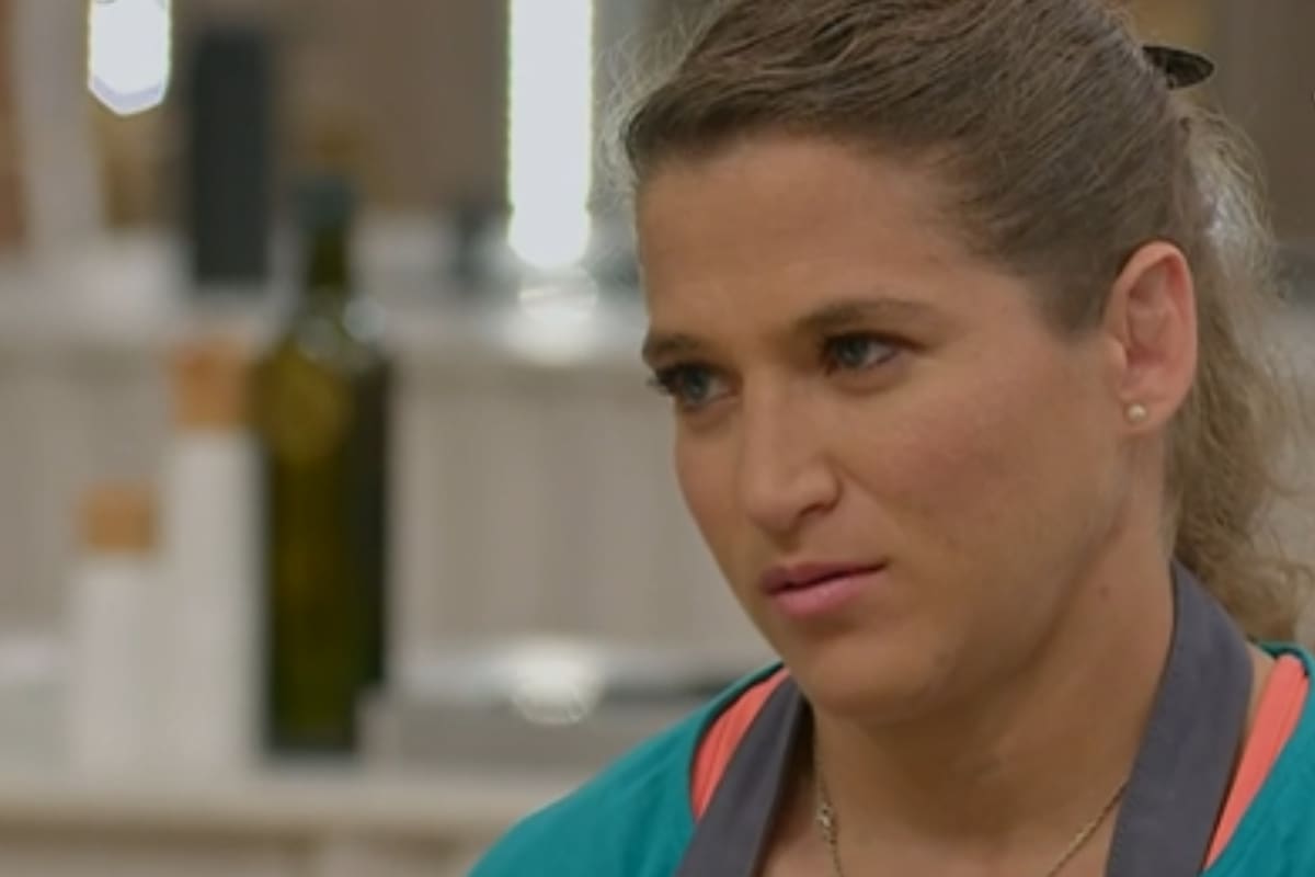Paula Pareto recibió una dura devolución este jueves en MasterChef Celebrity (Telefe) (Crédito: Captura de video Telefe)