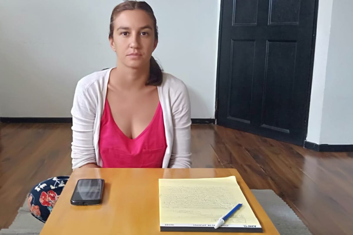 Paula Perazzo dijo que al viajar no imaginaba lo que ocurriría a nivel mundial con la pandemia