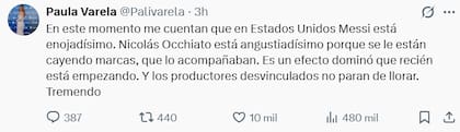 Paula Varela se expresó tras la polémica de Flor Peña (Foto: Captura X)