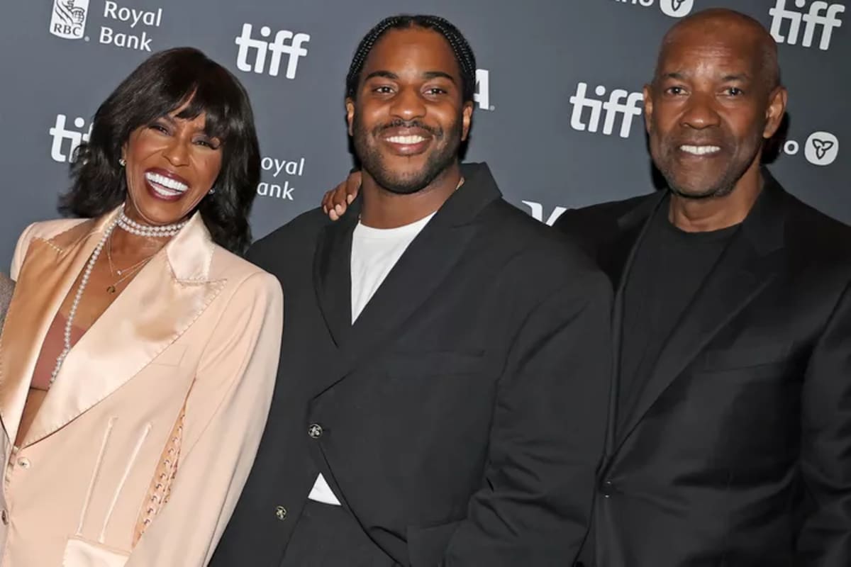 Pauletta, Malcolm y Denzel Washington en una presentación especial de Netflix de The Piano Lesson durante el Festival Internacional de Cine de Toronto el 10 de septiembre de 2024. Foto: Mat Hayward/Getty
