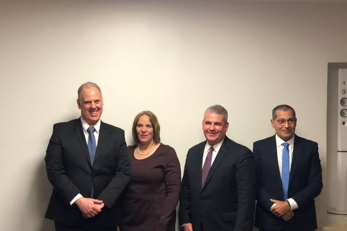 Paulo Bertolini, presidente de Maizall; Deb Keller, expresidenta de US Grains Council; Cary Sifferath, VP of the US Grains Council y Glauber Silveira, director ejecutivo de Abramilho