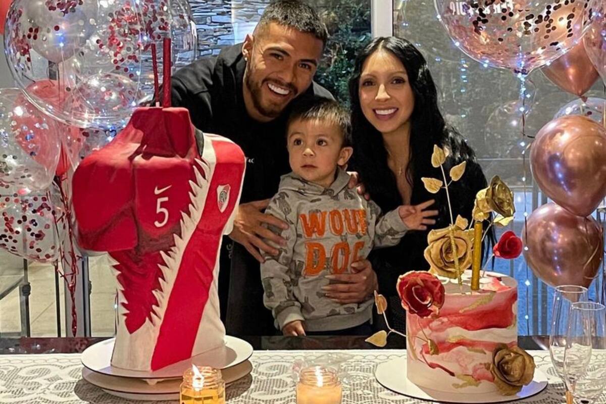 Paulo Díaz festejó su cumpleaños número 27 con una torta especial