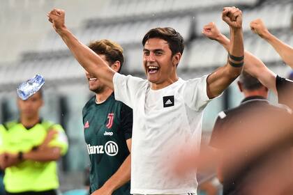 Paulo Dybala consiguió por quinta vez consecutiva la Serie A con Juventus