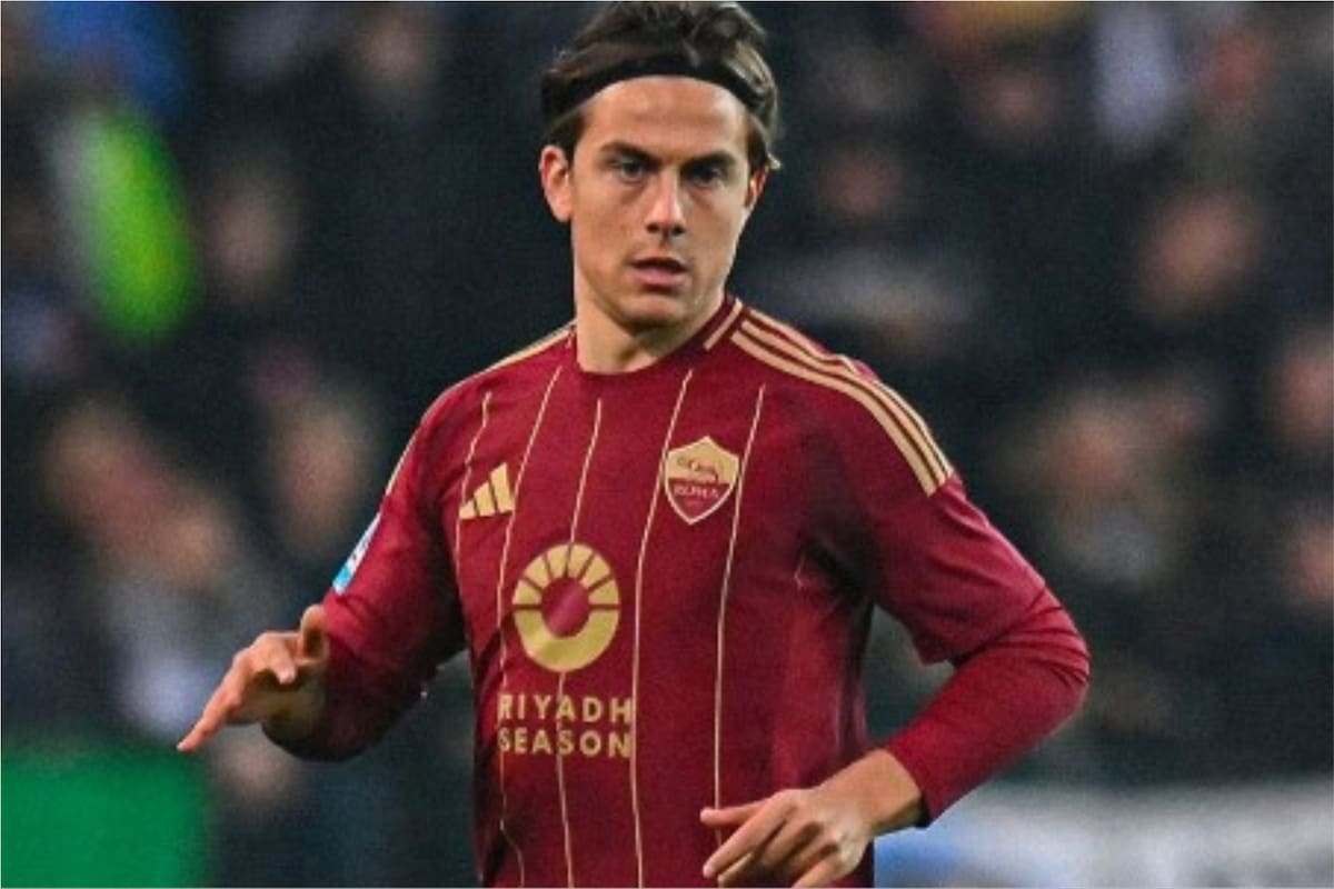 Paulo Dybala, futbolista de Roma, que cerra la fecha 17 de la Serie A