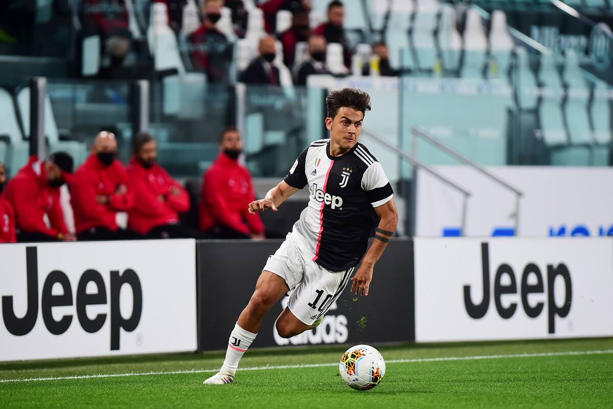 Paulo Dybala jugó todo el partido para Juventus en la semifinal de la Copa Italia ante Milan