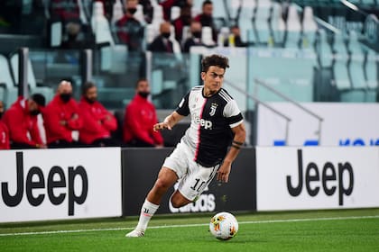 Paulo Dybala jugó todo el partido para Juventus en la semifinal de la Copa Italia ante Milan