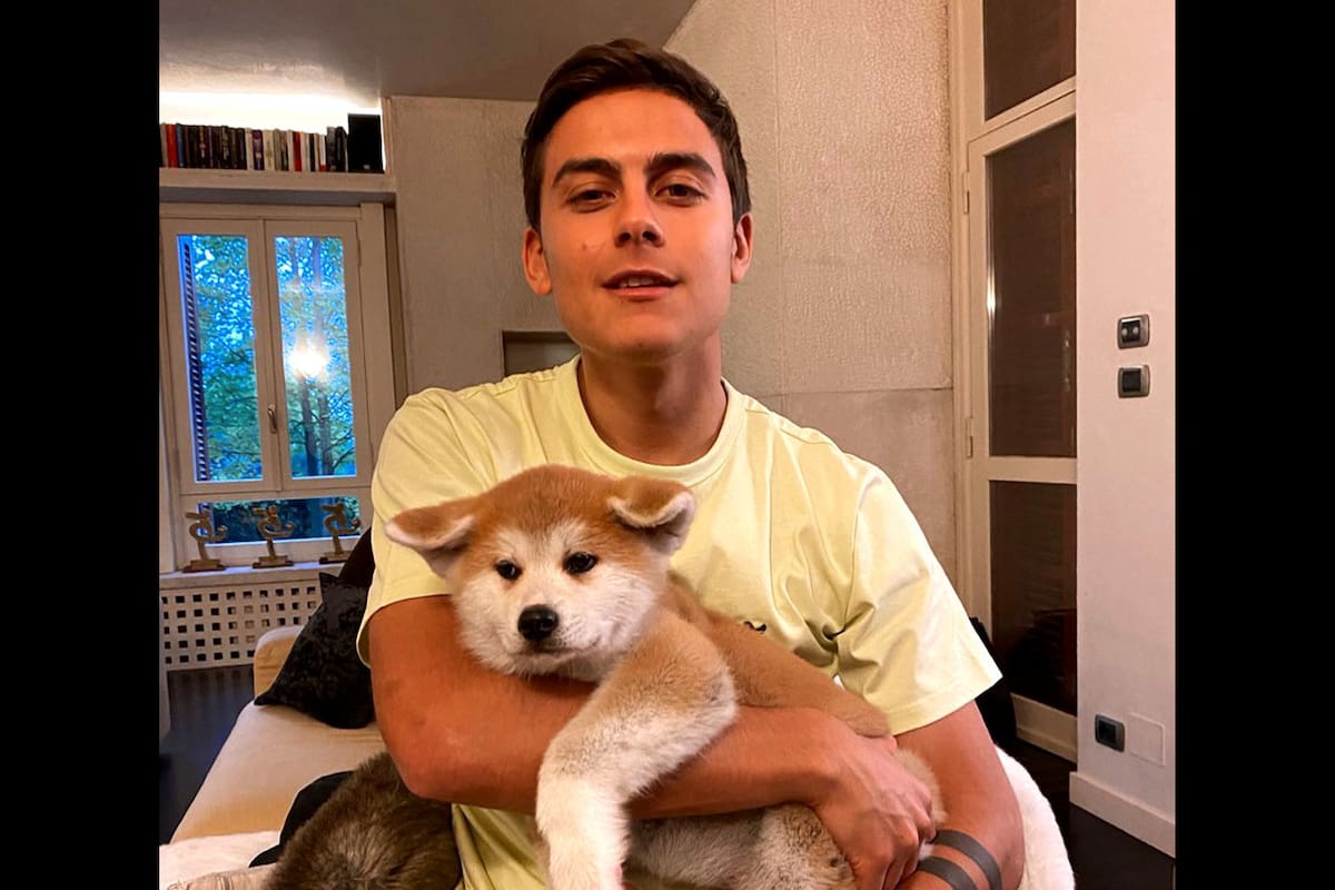 Paulo Dybala y su novia Oriana Sabatini publicaron imágenes de su nueva cachorra