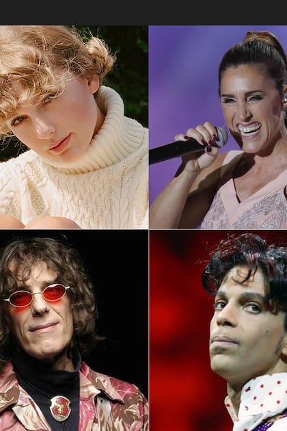 Paulo Londra, Taylor Swift,  Sole Pastorutti, George Michael, Spinetta y Prince.