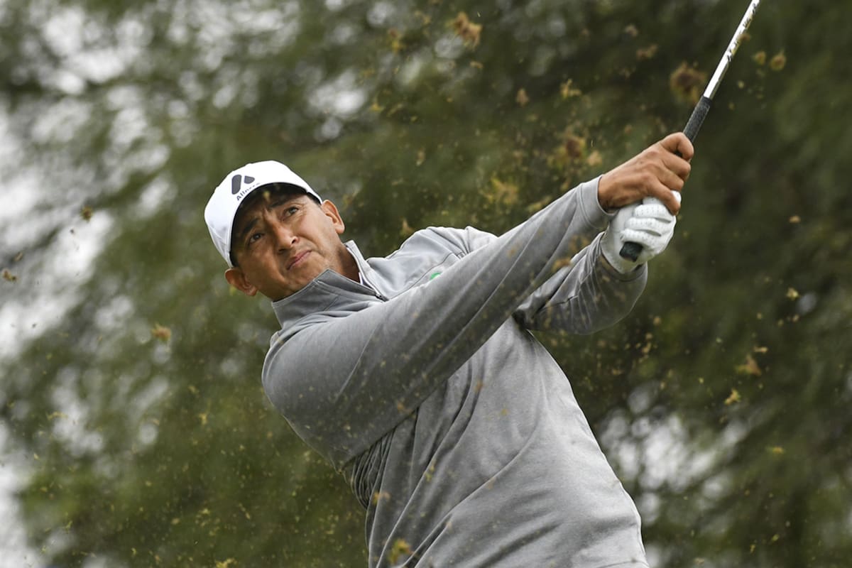 Paulo Pinto es líder en un torneo accidentado por las inclemencias climáticas del jueves